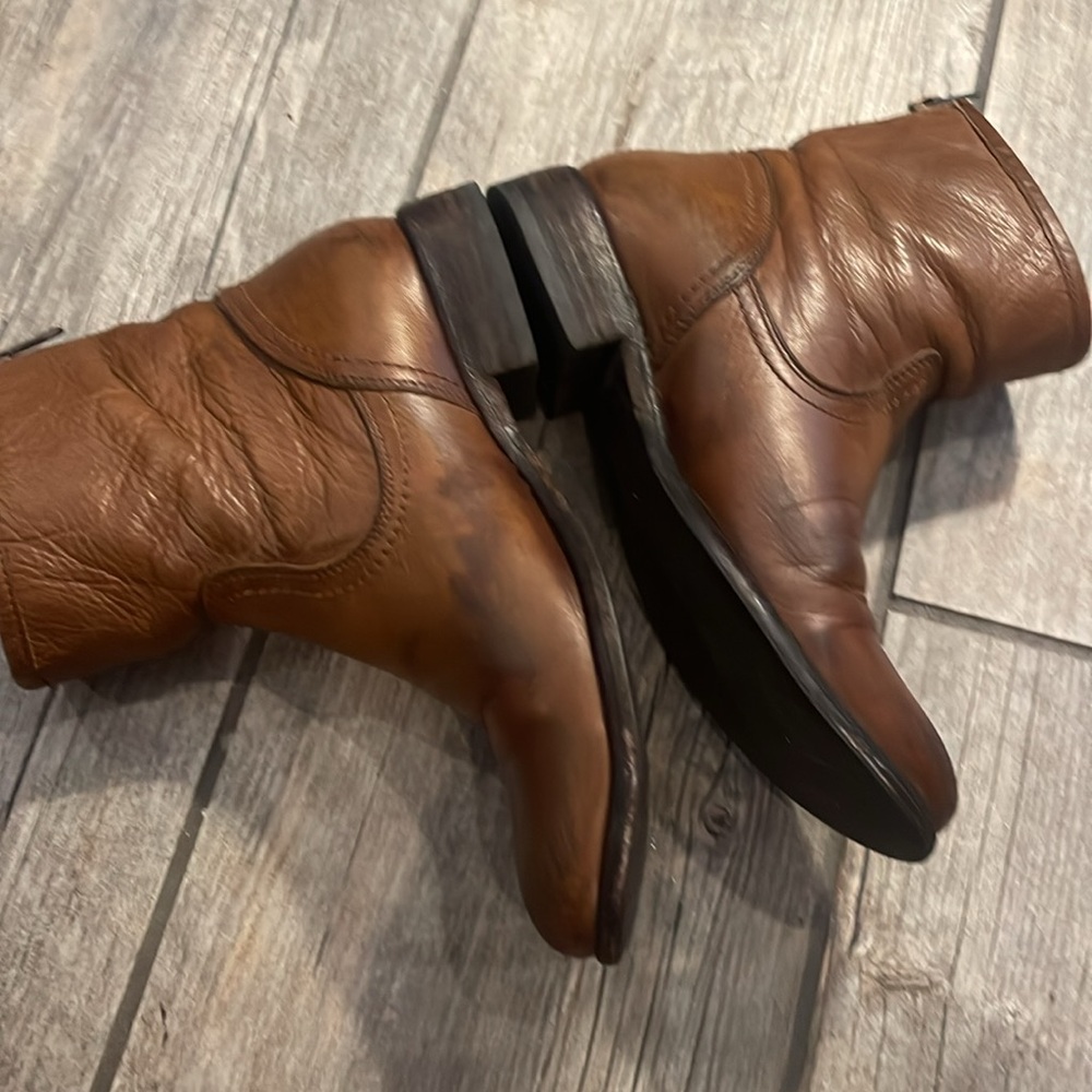 Frye Brown Leather Boots - Picture 4 of 9